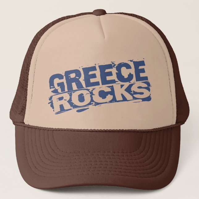 Casquette Roches de la Grèce (Devant)