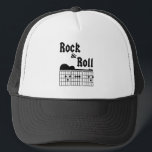 Casquette Rock & Roll Dad Trucker Hat<br><div class="desc">Let dad show off his inner rock star with this fun trucker hat. DAD is spelled with guitar chord charts. Makes a great gift for dads who play guitar - perfect for Father's Day!</div>