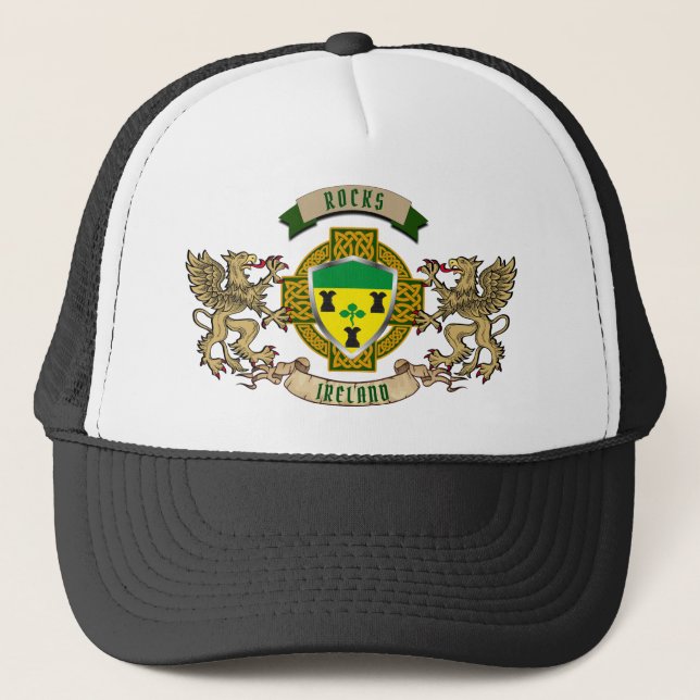 Casquette Rocks Irish Shield & Griffins Personnalisé (Devant)