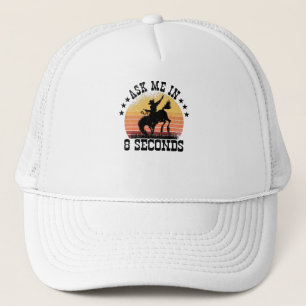 Casquette Rodeo Western Cowboy Wild West Retro Horse