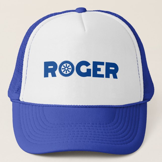 Casquette Roger Petrol Head Trucker Chapeau (Devant)