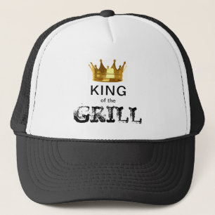 Casquette Roi amusant du Grill BBQ Lover Mens