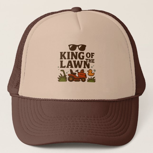 Casquette Roi de la pelouse – Édition Papa (Devant)