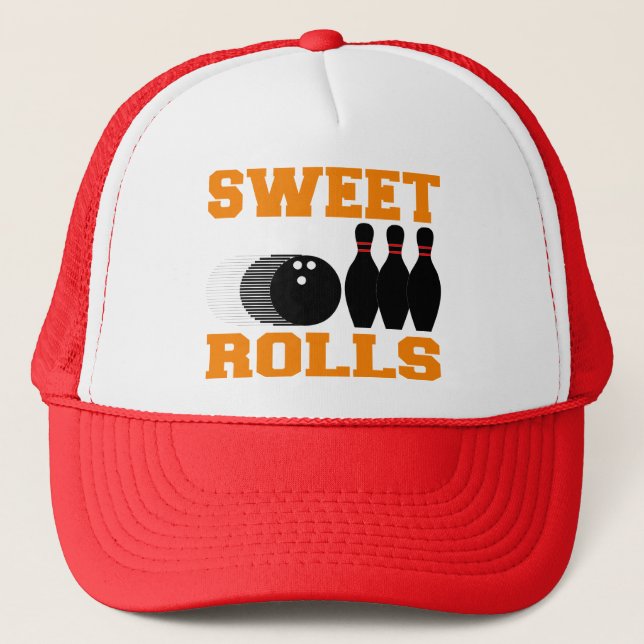 Casquette Rolls sucrées de Bowling (Devant)