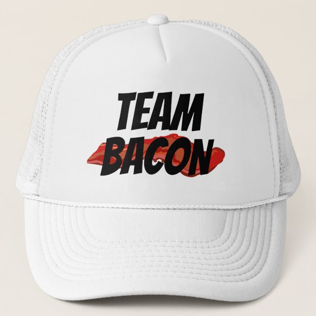 Casquette Roman de fantaisie Baseball style ÉQUIPE BACON (Devant)