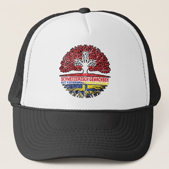 Casquette Roman romain Grisons Arbre des Grisons (Devant)