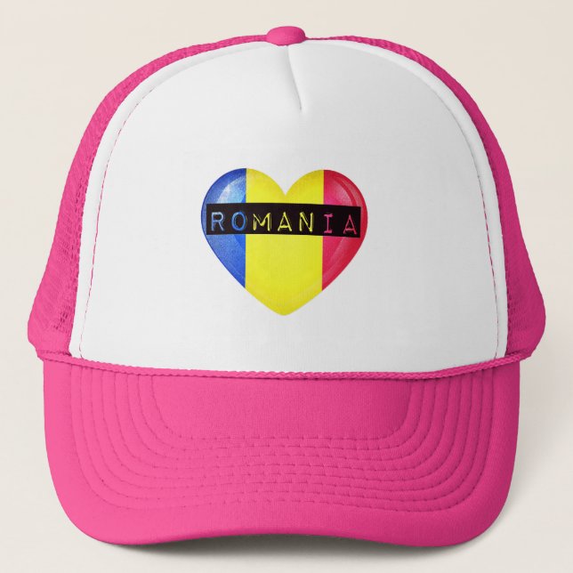 Casquette Romania Heart (Devant)