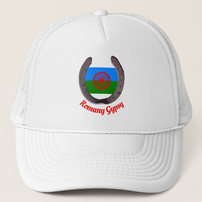 Casquette Romany Gypsy flag (Devant)