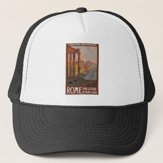 Casquette Rome antique Voyage et peinture (Devant)