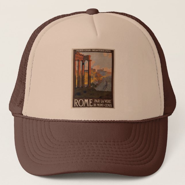 Casquette Rome par le Mont-Cenis (Devant)