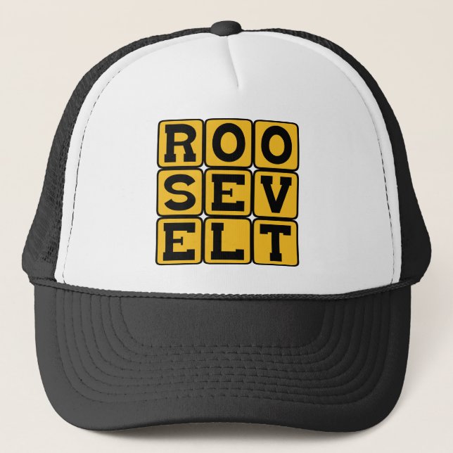 Casquette Roosevelt, Franklin ou Theodore (Devant)
