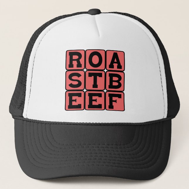 Casquette Rosbif, viande pour sandwich (Devant)