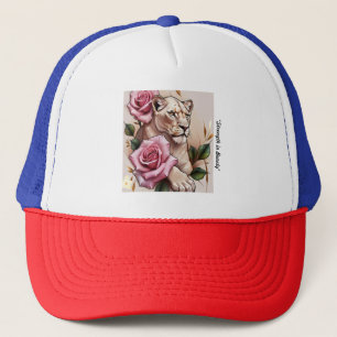 Casquette "Rose au cœur d'or"