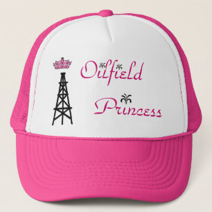 Casquette rose de camionneur de princesse de