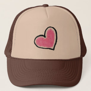 Casquette ROSE de COEUR
