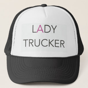 Casquette rose de Madame Trucker Etats-Unis