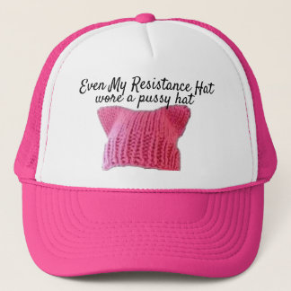 Casquette rose de résistance
