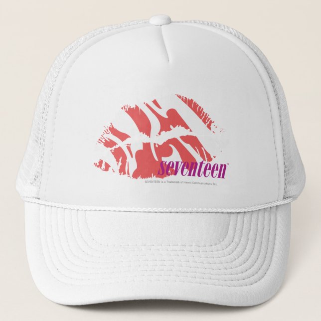 Casquette Rose de zèbre (Devant)