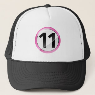 Casquette Rose du numéro 11
