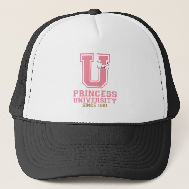 Casquette Rose et blanc La Princess University Girly Academy (Devant)