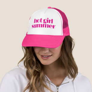 Casquette Rose Hot Girl Summer Rose Rétro