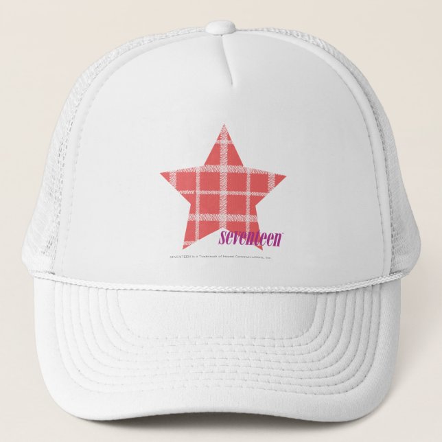 Casquette Rose plaid 3 (Devant)