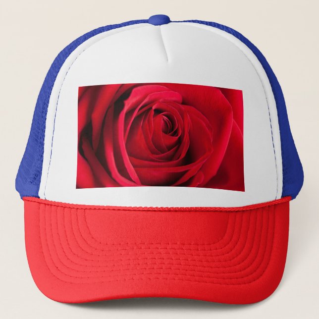 Casquette Rose rouge (Devant)