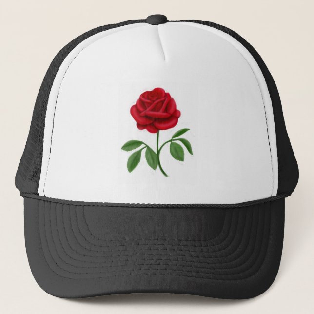Casquette Rose rouge rouge (Devant)