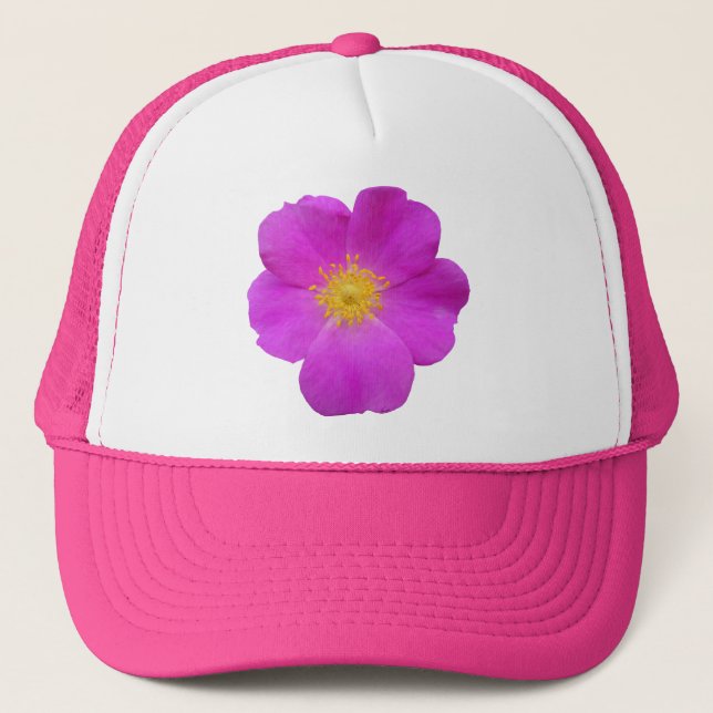 Casquette Rose sauvage 2 (Devant)