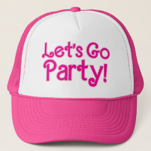 Casquette Rose Tendance Allons Fêter