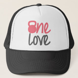 Casquette Rose "un amour "