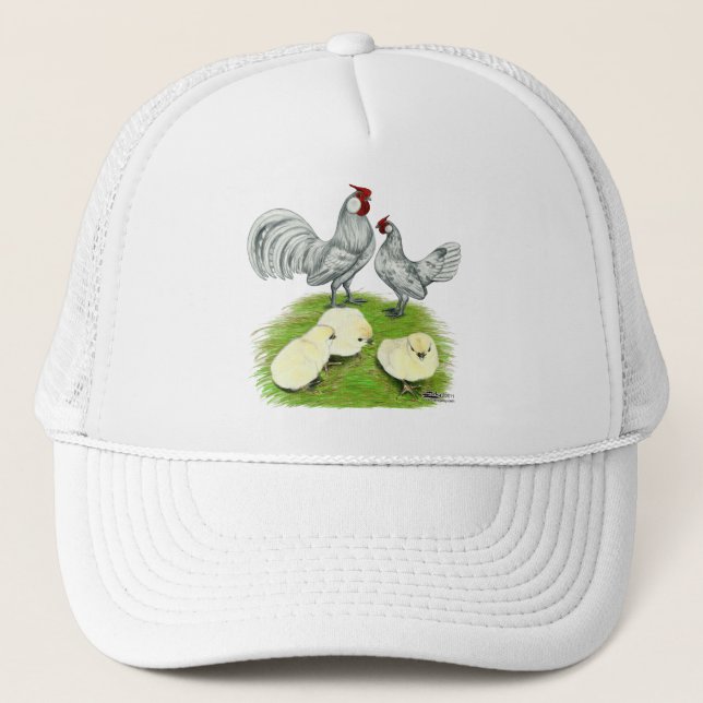 Casquette Rosecomb Bantams et Chicks (Devant)