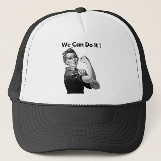 Casquette Rosie Le Riveter On Peut Le Faire (Devant)