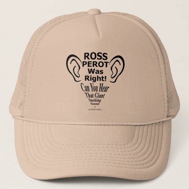 Casquette Ross Perot Avait Raison (Devant)