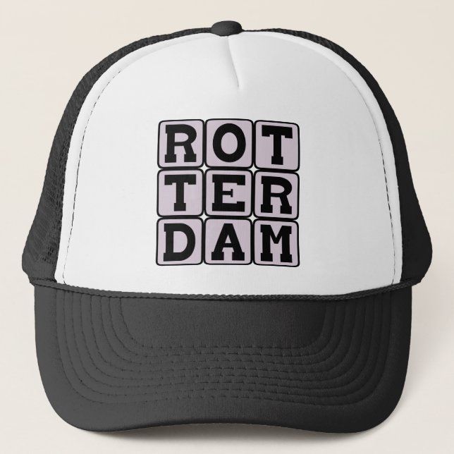 Casquette Rotterdam, Ville des Pays-Bas (Devant)
