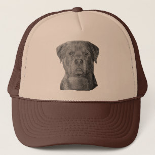 Casquette Rottweiler - image stylisée - ajoutez votre propr