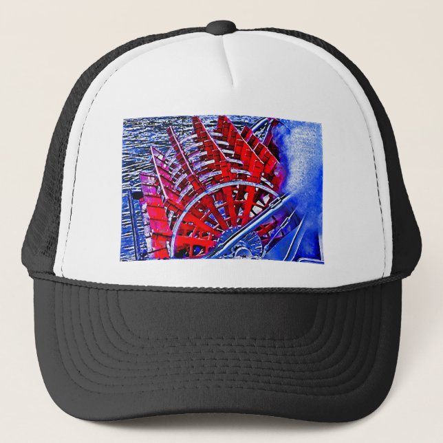 Casquette Roue de palette de bateau à  vapeur (Devant)