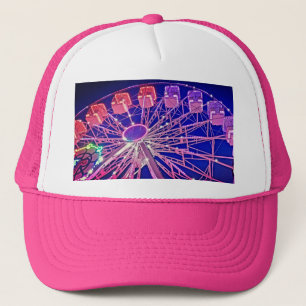 Casquette Roue Ferris rouge et violet