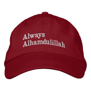 Casquette Rouge "Always Alhamdulillah"