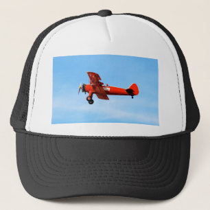 Casquette Rouge Baron Bi Plane