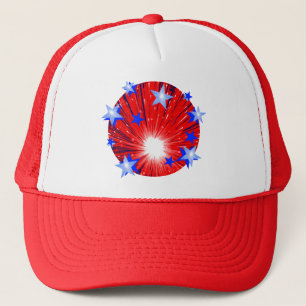 Casquette rouge blanc
