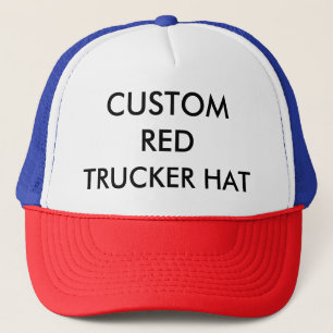 CASQUETTE ROUGE, BLANC et BLEU de CAMIONNEUR