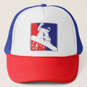 Casquette Rouge-Blanc-et-Bleu-Neige-Boa
