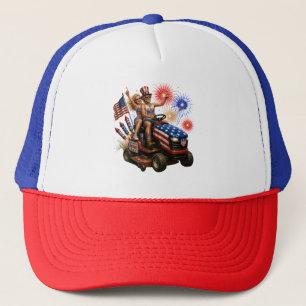 Casquette Rouge, Blanc & Tondeuse ! Couple de tondeuses à ga