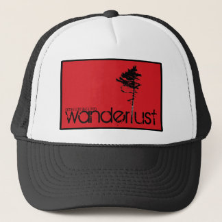 Casquette rouge de camionneur de boîte