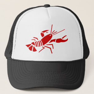 Casquette rouge de camionneur de homard
