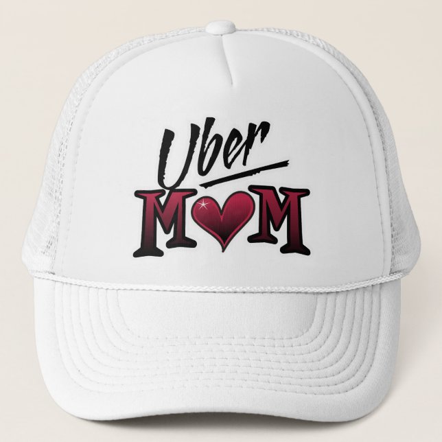 Casquette Rouge de maman d'Uber (Devant)