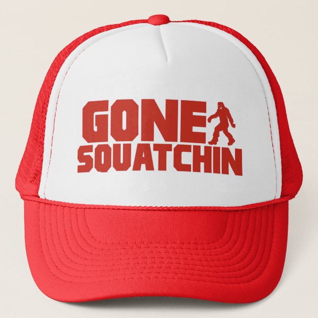 Casquette rouge de SQUATCHIN ALLÉ par Bobo (Devant)