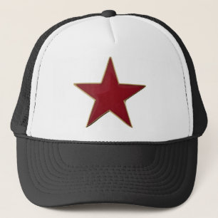 Casquette rouge d'étoile