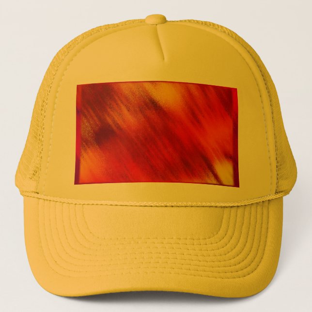 Casquette Rouge et orange (Devant)